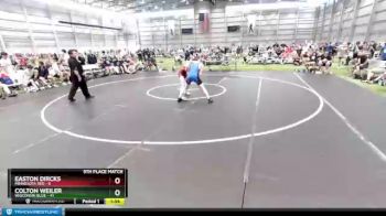 126 lbs Placement Matches (16 Team) - Easton Dircks, Minnesota Red vs Colton Weiler, Wisconsin Blue