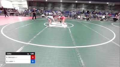 132 lbs Consi Of 8 #2 - Kailey Benson, MO vs Alexis Lazar, MI