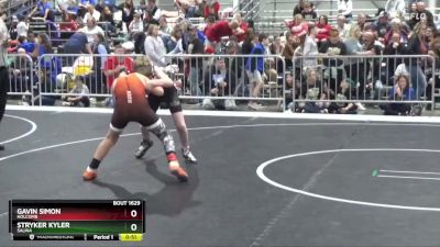 95 lbs Quarterfinal - Stryker Kyler, Salina vs Gavin Simon, Holcomb