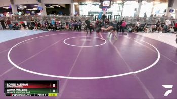119 lbs Cons. Round 3 - Alivia Walker, Mesquite Wrestling Club vs Loreli Aleman, Dumas Wrestling