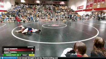 160 lbs Semifinal - Brady Roberts, Evanston vs Roedy Farrell, Thermopolis