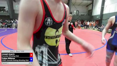 120 lbs Champ. Rd Of 32 - Joseph Argeris, Tumwater Wrestling Club vs Colton Withrow, CNWC Concede Nothing Wrestling Club