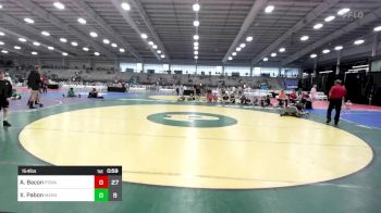 154 lbs Semifinal - Asher Bacon, POWA vs Xxavior Pabon, Mat Assassins Black