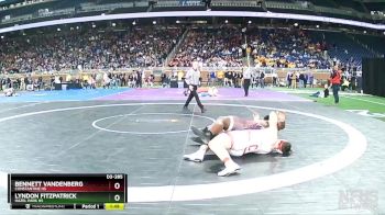 D3-285 lbs Champ. Round 1 - Bennett VandenBerg, Constantine HS vs Lyndon Fitzpatrick, Hazel Park HS