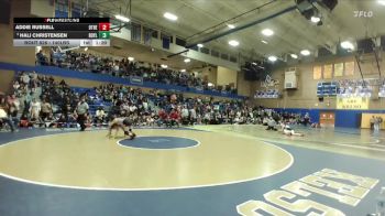 140lbs Champ. Round 2 - Hali Christensen, Royal (Girls) vs Addie Russell, Othello (Girls)