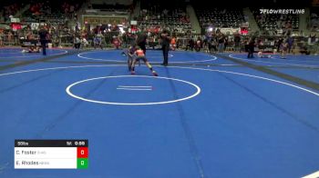 58 lbs Quarterfinal - Cru Foster, Chickasha vs Elias Rhodes, Nebraska Wrestling Academy