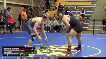 197 lbs Quarterfinal - Andrew Herrera, Southern Oregon University (Ore.) vs Jay Smith, Eastern Oregon University (Ore.)