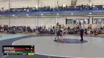 125 lbs Champ. Round 2 - Jared Kuhns, York College (Pennsylvania) vs JD McMillin, Ferrum College