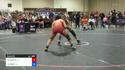 65 kg Cons 8 #2 - Marilyn Garcia, BTSLA/ TMWC vs Alara Boyd, Cardinal Wrestling Club