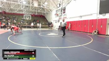 197 lbs Champ. Round 1 - Angel Cervantes, Bakersfield College vs Tai Taliaoa, Sacramento City College