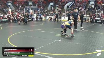 82 lbs Champ. Round 1 - Tristin Winebaugh, Schoolcraft vs Landon Barnes, The Sting