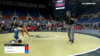 100 lbs Cons Semis - Elizabeth Dosado, Virginia vs Amanda Newcomb, Kansas