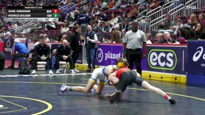 114 lbs 5th Place - Gabe Oberheim, Montgomery vs Patrick Bulger, Derry Area