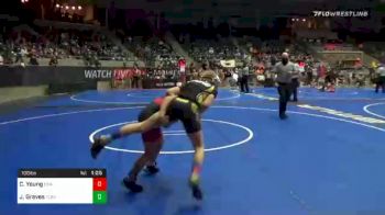 100 lbs Semifinal - Chase Young, USA Gold vs Jaycob Graves, Team Tulsa