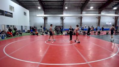138 lbs Final - Mason Whitney, Mat Assassins Black - HS vs Christian Reyes, Triumph Blue - HS