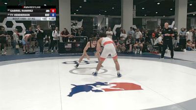 57 kg Champ. Rd Of 64 - Gabriel Ramirez, Aces Wrestling Academy vs Ty Henderson, Boilermaker RTC