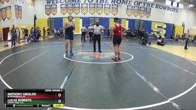 190 lbs Cons. Round 2 - ANTHONY HIDALGO, Bloomingdale Sr vs LUCAS ROBERTS, North Port H.S.