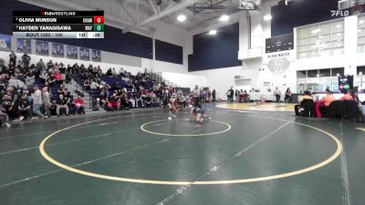 100 lbs Cons. Semi - Olivia Munson, Chaminade vs Hayden Yanagisawa, Mayfair