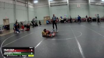 64 lbs Round 3 - Milan Colin, Mayfield Academy vs Leonardo Marenco, Unattached