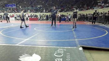 92 lbs Consi Of 16 #1 - Caleb Barlow, Broken Arrow vs Houston Horste, Lone Grove