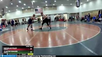 130 lbs Cons. Semi - Nicholas Foley, Indiana vs Clinton Knauer, Indiana