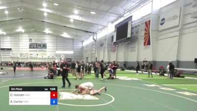 109 kg 5th Place - Destry Hansen, War Wc vs Alex Curtis, Torotech WC