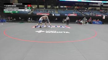 285 lbs 7th Place Match - 13 Seth Suvak, Dickinson State vs 3 Antonio Garcia, Corban