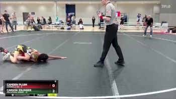 80 lbs Round 2 (6 Team) - Carson Eslinger, Midlothian Miners vs Camden Pluim, Guerrilla WA