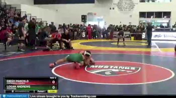 120 lbs Champ. Round 1 - Logan Andrews, Moorpark vs Diego Marcelo, Centennial/Corona