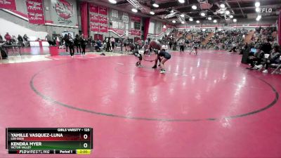 125 lbs Champ. Round 2 - Yamille Vasquez-Luna, Los Osos vs Kendra Myer, Victor Valley
