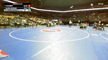 100 Class 2 lbs Cons. Round 2 - J Colbert, Belton vs Alaina Bigham, Staley