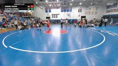 189 lbs Cons. Semi - Gabriel Eskew, H.E.M. Middle School vs Clayton Caturia, Clear Creek Middle School