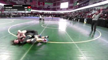 144 lbs 3rd Place Match - Kai Sena, Nampa vs Xyler Coleman, Meridian