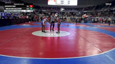 1-5A 100 3rd Place Match - Micah Mccullough, Valley High School vs Aissatou Bah, Fultondale