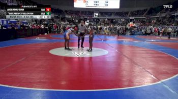 1-5A 100 3rd Place Match - Micah Mccullough, Valley High School vs Aissatou Bah, Fultondale