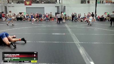 110 lbs Round 1 (6 Team) - Marcus Malone, Terps Xtreme MS vs Mason ...