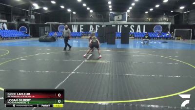 117 lbs Round 4 (8 Team) - Brice LaFleur, Michigan Gold Pitbulls vs Logan Gilbert, Michigan Monkeys