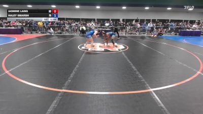 132 lbs Round Of 64 - Jasmine Laing, NC vs Haley Smarsh, PA