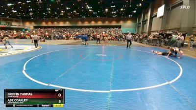 113 lbs Cons. Round 1 - Griffin Thomas, Sherwood vs Abe Coakley, Junipero Serra