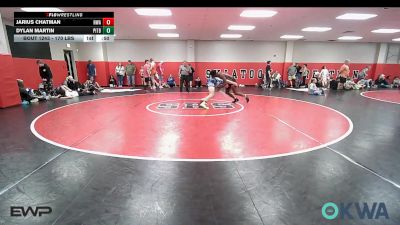 170 lbs 3rd Place - Jarius Chatman, HURRICANE WRESTLING ACADEMY vs Dylan Martin, Pitbull Wrestling Academy