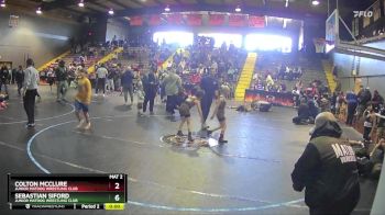 64 lbs Round 3 - Nathan Markham, Bison Takedown vs Barrett Davis, Junior MatDog Wrestling Club