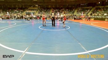 88 lbs Round Of 16 - Madilynn Gallegos, Pomona Elite vs Aslinn Ewing, Bulls