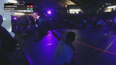 105 lbs Quarters - Claire Rivera, Ruthless Fight Team vs Siri Nielsen, Sanderson Wrestling Academy