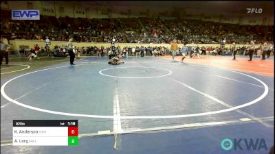 92 lbs Round Of 32 - Kyran Anderson, Fort Gibson Youth Wrestling vs Axel Lorg, Shelton Wrestling Academy