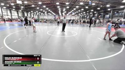 88 lbs Rd# 7- 10:45am Saturday Final Pool - Skiles Burkhead, Virginia Hammers vs Edward George, Scorpions