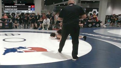 86 kg Cons. Sub-rd Of 32 - Ronald Black, Liberty Club Wrestling vs Christian Diaz, Delta Wrestling Club