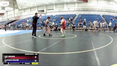 138 lbs Cons. Round 3 - Lee Woods, OH vs Nathan Dulcie, OH