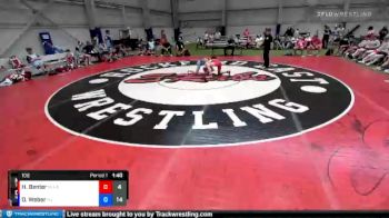 106 lbs Round 3 (8 Team) - Hank Benter, Team Missouri Blue vs Dalton Weber, New Jersey