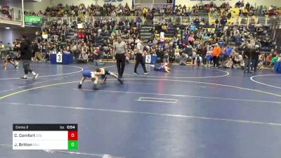 66 lbs Consy 2 - Cayden Comfort, Dog Pound vs Jace Britton, Felix Wrestling Acad.