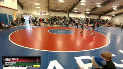 144B Quarterfinal - Tj Watkins, Tongue River vs Logan Brome, Laramie